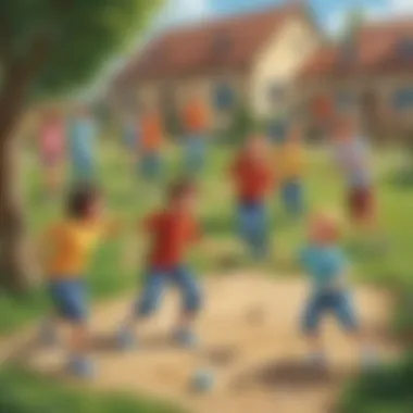 Exciting Outdoor Games for Active Play Children engaged in a fun outdoor game