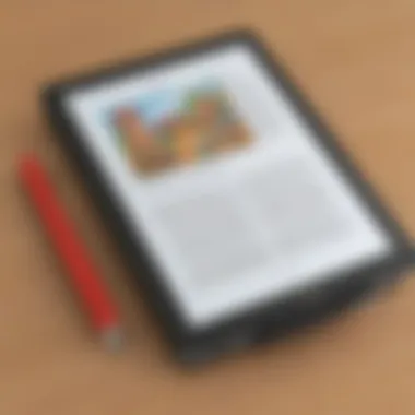 Accessing ABC Books in PDF Format A digital device displaying a PDF ABC book ready for download