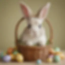 Adorable Bunny Easter Egg Basket