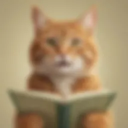 Adorable Cat Joke Illustration
