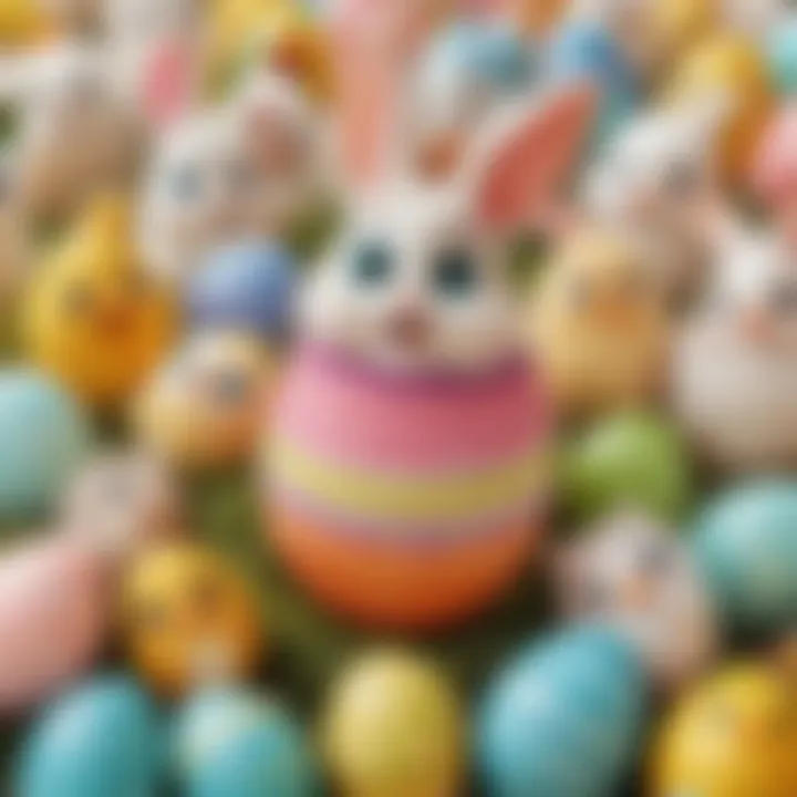 Adorable Easter Egg Characters to Color