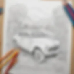 A colorful array of PDF coloring sheets showcasing different themes for children.