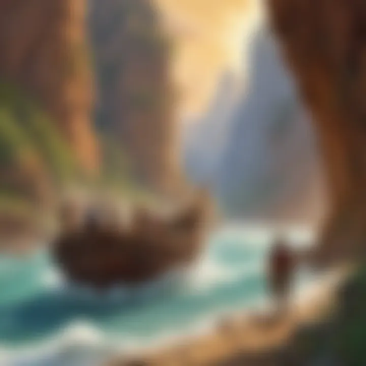 Adventure Book Series Illustration