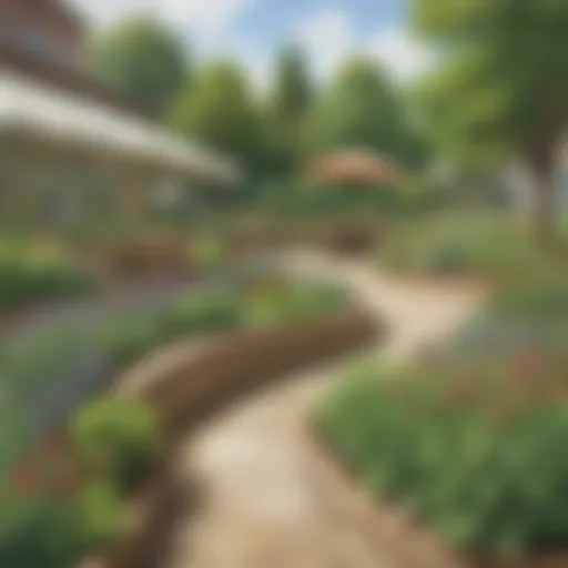 Aromatic Herb Garden at Willowbend Food Court