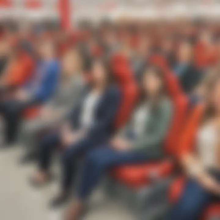 Attendees at Target Car Seat Event