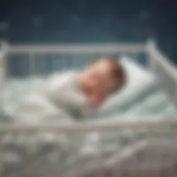 Baby sleeping peacefully in crib