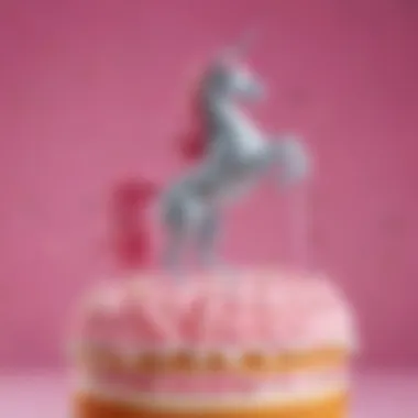 Barbie Unicorn Party Supplies Cake Topper