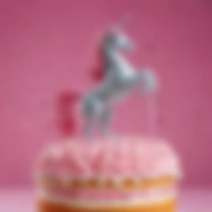 Barbie Unicorn Party Supplies Cake Topper
