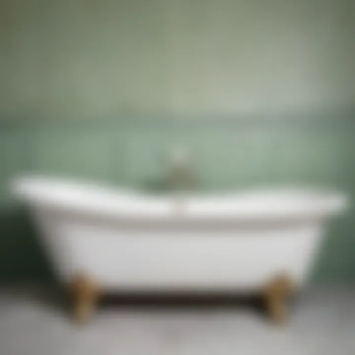 Bathtub painting technique