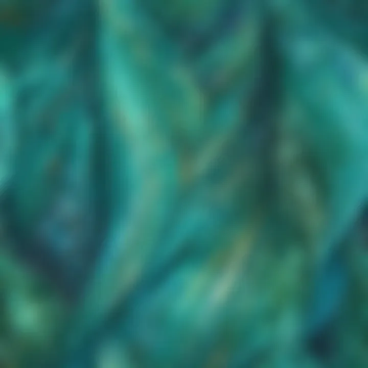 Vibrant Turquoise Mermaid Fin for Aquatic Adventures