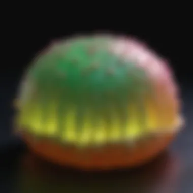 Radiant Glow-in-the-Dark Slime Glow-in-the-dark slime glowing brightly