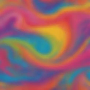 Mesmerizing Swirls of Vibrant Slime Vibrant slime swirls in motion