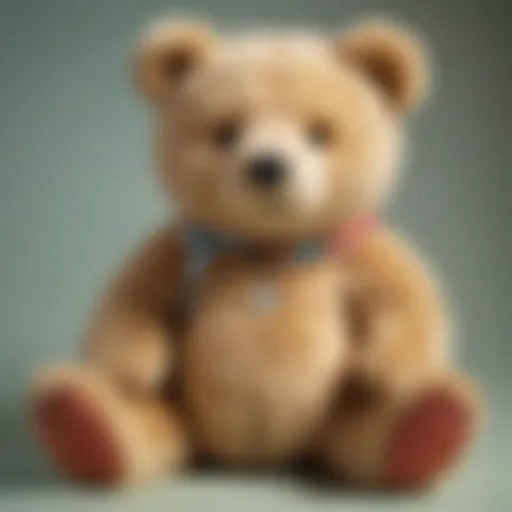 Fluffy bear keepsake representing birth weight importance