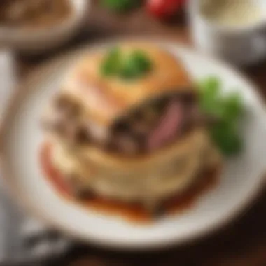 Boxty Stuffed with Savory Beef and Mushroom