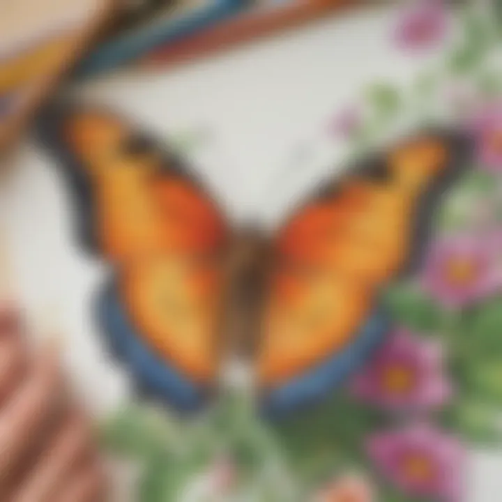 Tips for enhancing the butterfly coloring experience
