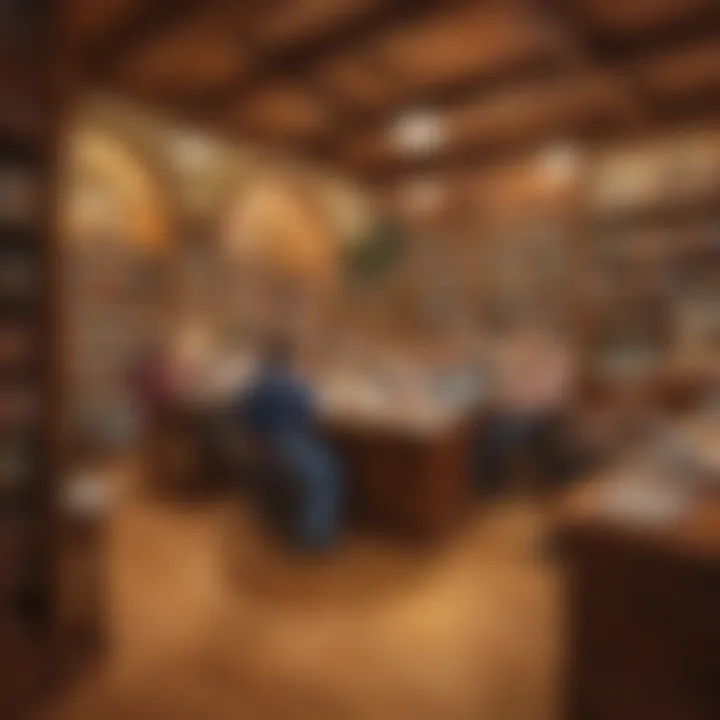 Captivating Reading Atmosphere at Barnes and Noble