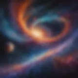 A mesmerizing dance of cosmic colors in the Celestial Symphony