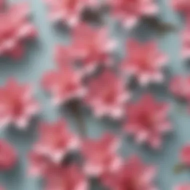 Nature's Beauty Captured: Origami Cherry Blossoms Stunning Origami Cherry Blossoms