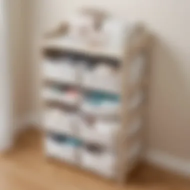 Chic and Functional Diaper Organizer Chic and Functional Diaper Organizer