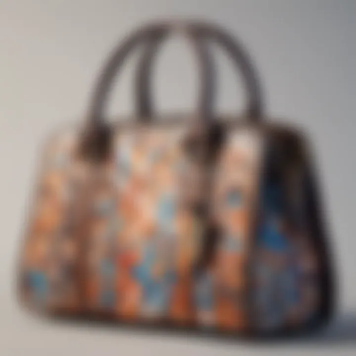 Chic Pixelated Handbag