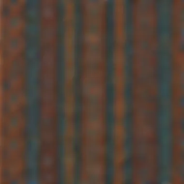 Close-up of friendship bracelet patterns
