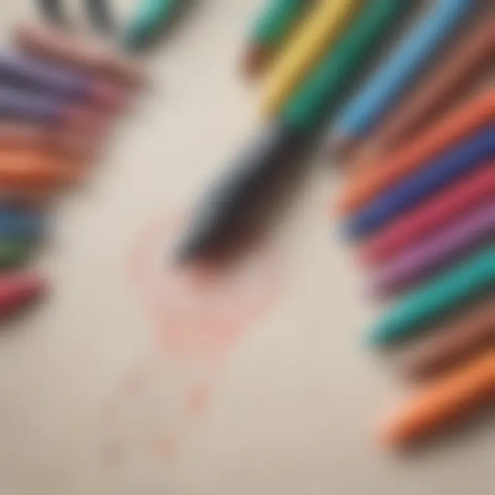 Close-Up of Exclusive Paper-Writing Crayon