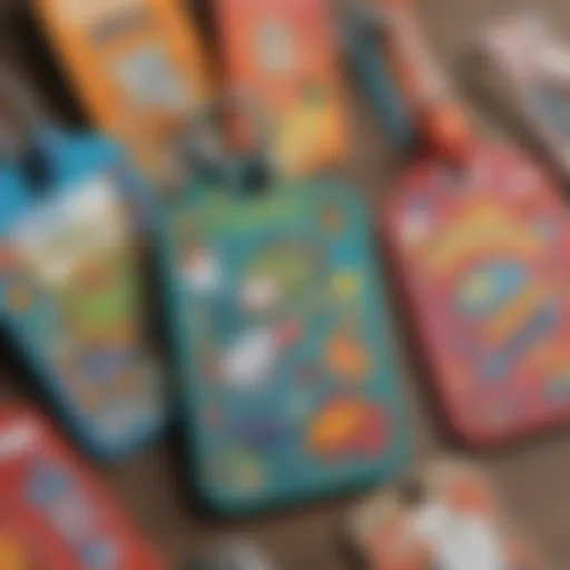 Colorful Backpack Tag Designs