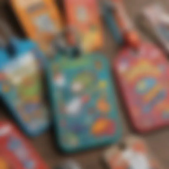 Colorful Backpack Tag Designs