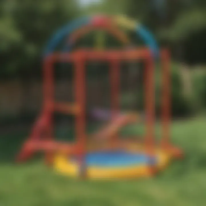 Colorful DIY Water Play Structure with PVC Pipe