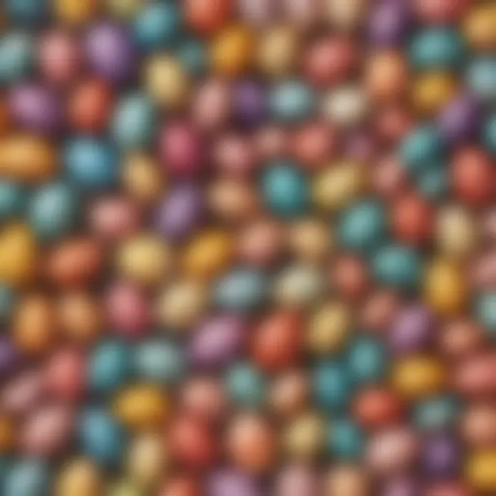Colorful Easter Egg Assortment