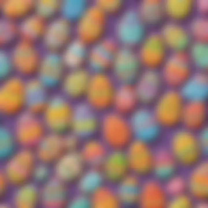 Colorful Easter Egg Cookies for Preschoolers