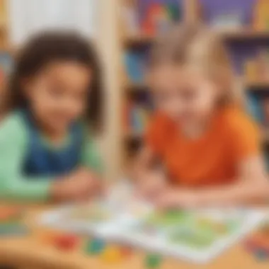 Learning Through Play Colorful and educational preschool activity sheet PDF