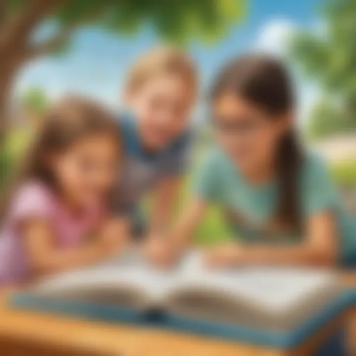 Colorful educational summer activity