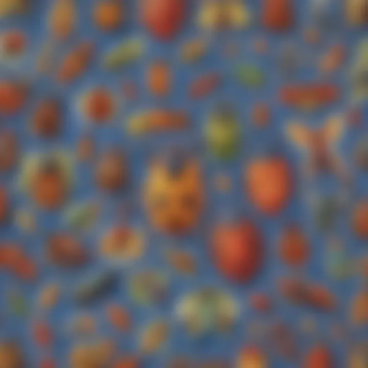 Colorful Fever Bug Sticker Collection