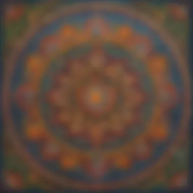 Mystical Mandala Fusion Colorful Mandala Puzzle