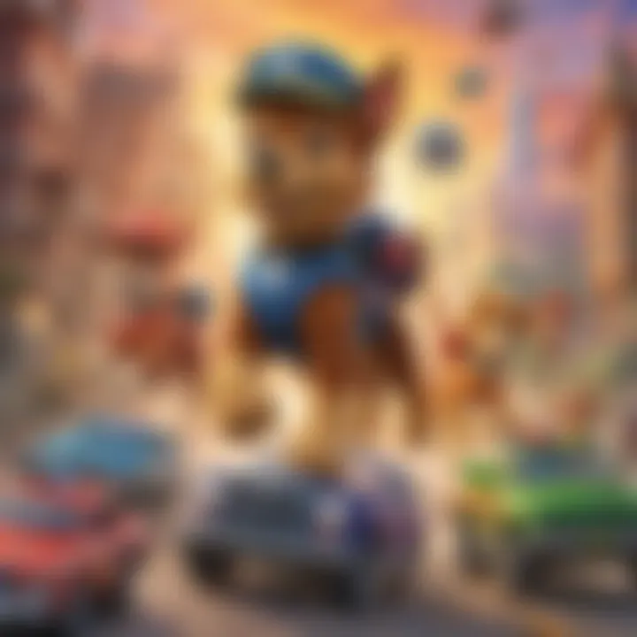 Colorful Paw Patrol Movie Poster