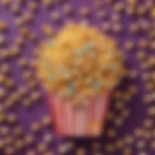 Colorful Popcorn Artistry