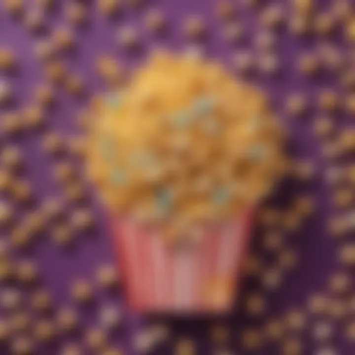 Colorful Popcorn Artistry