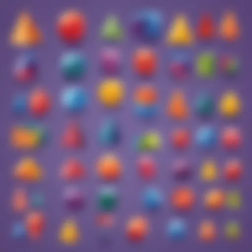 Colorful Shapes Worksheet for PreK Education
