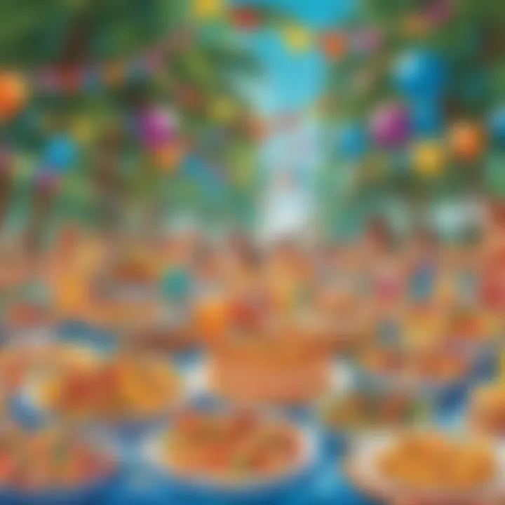 Colorful Summer Party Decor