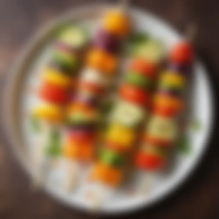 Colorful Veggie Skewers