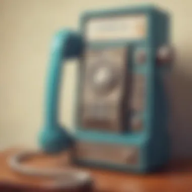 Vintage Payphone with a Comical Twist