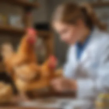 Veterinary Check-Up for Young Chickens