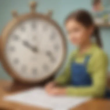 Engaging Worksheet Activities for Time-Telling Illustration depicting interactive time-telling worksheet activities
