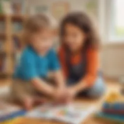 Child engaging in a playful learning environment
