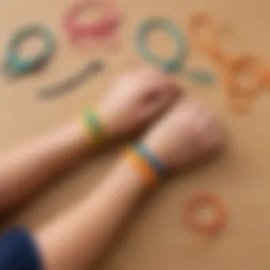Safety equipment for crafting rubber band bracelets