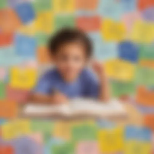 Visual representation of Pre K sight words