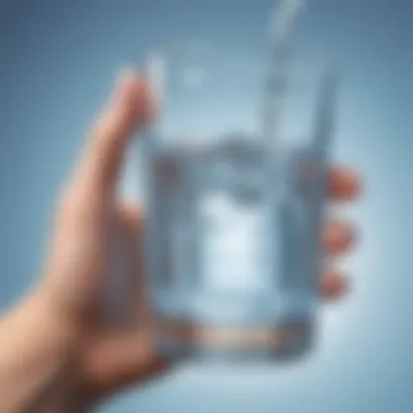 Cool glass of water