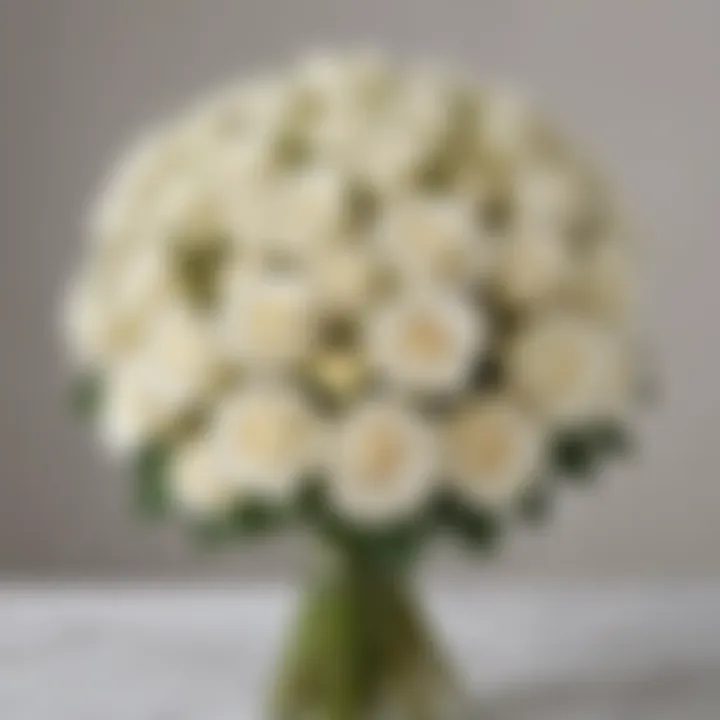 Costco White Rose Bouquet