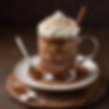 Gourmet hot cocoa garnishing ideas